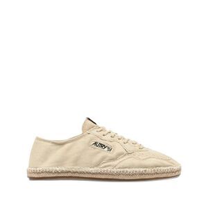 AUTRY Women's Retro Leather and Suede Low-Top Sneakers Women IVORY